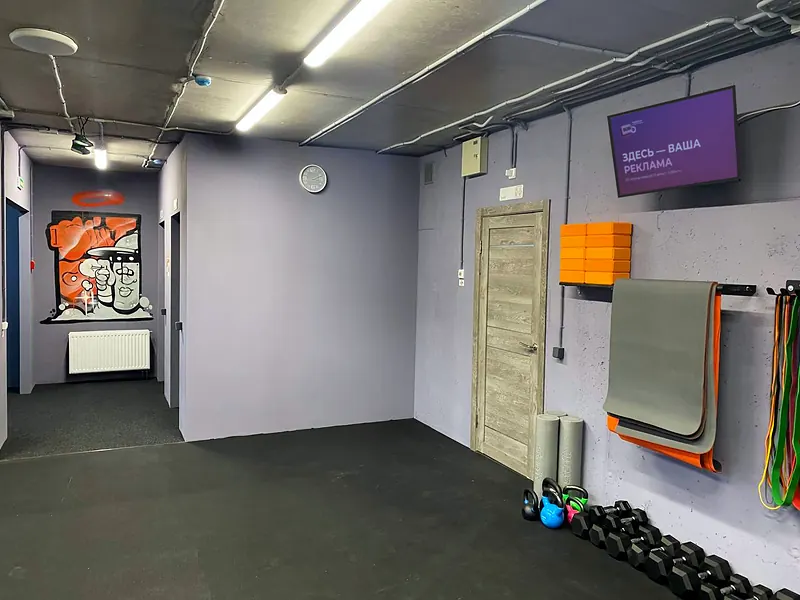 Фитнес-клуб Saint Ghetto Gym 2 — экран B2B TV